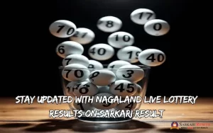 nagaland live lottery