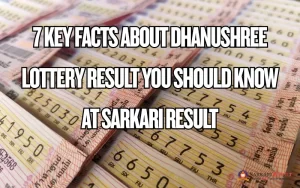 dhanushree lottery result